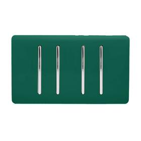 ART-SS9999DG  4 Gang 4x3 Way Intermediate Dark Green